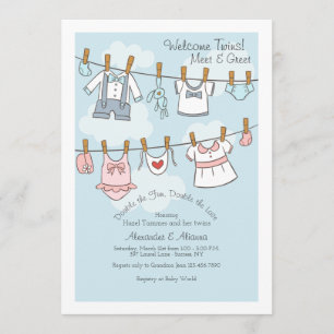 Invitation Bienvenue Twins rencontrer et accueillir l'invitat