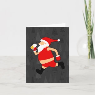 Invitation bière santa claus xmas