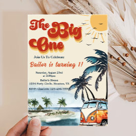 Invitation Big One Surf Beach 1er anniversaire