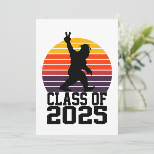 Invitation Bigfoot Drôle Promotion 2025 - Remise des diplômes