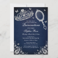 Bijou de la Marine Tiara Miroir Papillon Quinceane
