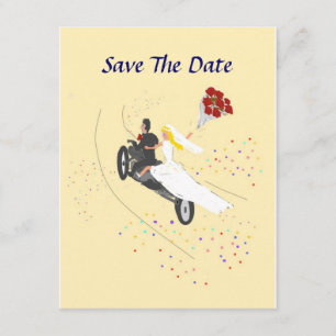 Invitation Biker Wedding Save The Date