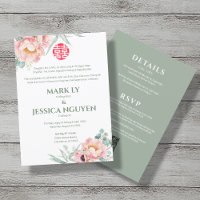 Bilingue Vietnamienne Peony Song Hy Mariage