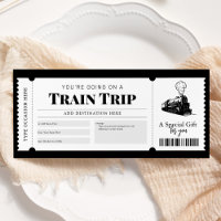 Billet de passe d'embarquement pour voyage en trai