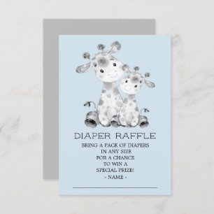 Invitation Billet de rabat Baby shower Giraffe