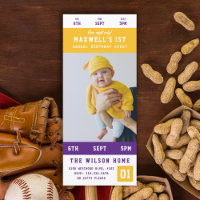 Billet d'événement sportif Jaune Gold Purple