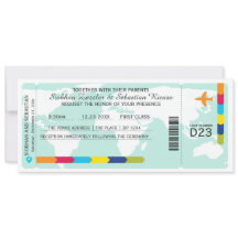 Billet Mariage World Travel Boarding Pass