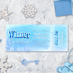 Invitation Billet pour l'Onederland d'hiver