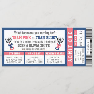 Invitation Billet Sport Genre Reveillez Invitation, Football