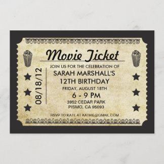 Invitation Billet vidéo