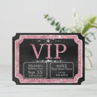 Billet VIP Diamants noirs et roses