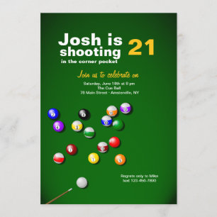 Invitation Billiards