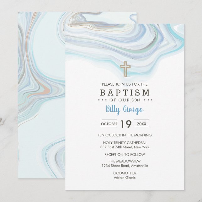 Invitation Billy 2 (Devant / Derrière)