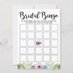 Invitation Bingo de Fêtes des mariées successives