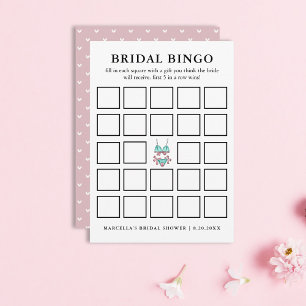 Invitation Bingo nuptiale Lingerie Bridal Party
