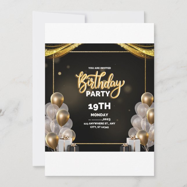 INVITATION BIRTHDAT 19E (Devant)