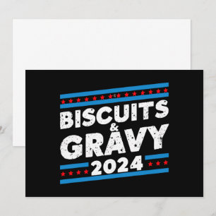Invitation Biscuits et Sauce 2024 Élection Présidentielle