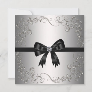 Invitation Black Bow Black Cravate d'entreprise