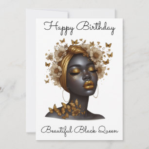 Invitation Black Girl Magic Anniversaire Sista Melanin Femme