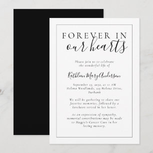 Invitation Black White Forever dans nos coeurs Mémorial