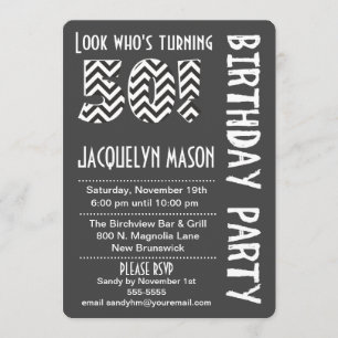 Invitation Black/White Look qui fête ses 50 ans d'Invitation