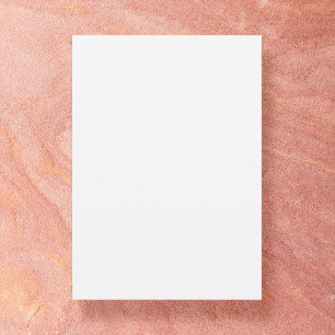Invitation Blanc clair 5 po x 7 po Blanc semi-brillant Enregi