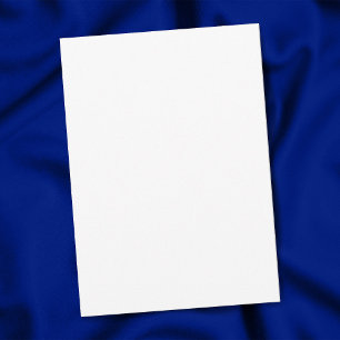 Invitation Blanc clair 5" x 7" Matte Blank Graduation Party