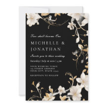 Blanc or noir moderne Bible chrétienne Mariage