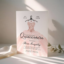 Blanc rose pâle Quinceañera Roya Gown blanc
