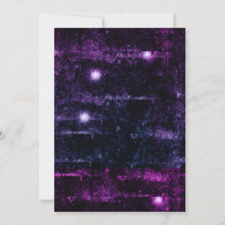 Invitation blanche Glitchy Grunge Cyberpunk