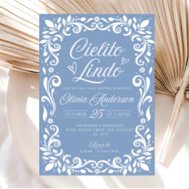 Invitation Bleu Cielito Lindo Cielito Modifiable