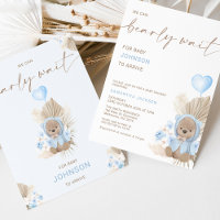Bleu Coeur Bearly Wait Baby shower