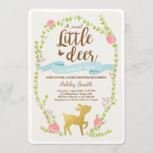 Bleu de garçon de région boisée d'invitation de