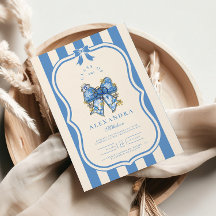 Bleu Toile Bow Coquette École de soins infirmiers