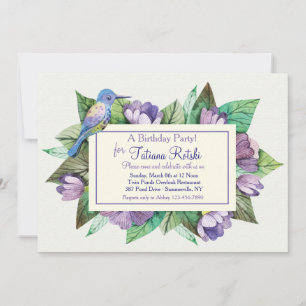 Invitation Bleue Lavande