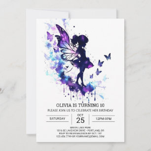 Invitation Bliss d'anniversaire de papillon en ligne