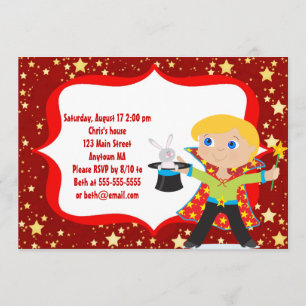 Invitation blonde de fête d'anniversaire de