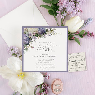 Invitation Blossom & Bliss Fête de Mariage Florale aux Lava