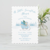 Blue Bear Un Petit Baby shower De Flamme De Neige