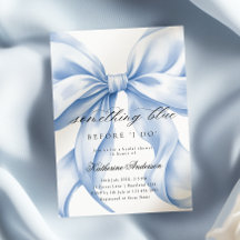 Blue Bow Quelque chose de bleu avant de faire Fête