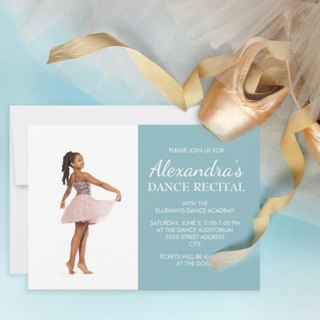 Invitation Blue Dance - Photo (Créateur téléchargé)