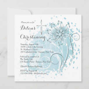 Invitation Blue Dandelion