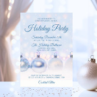 Blue HOLIDAY PARTY Office Entreprise Travailler Em