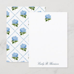 Invitation Blue Hydrangea Grandmillennial Personnalisé