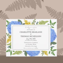 Blue Hydrangea Moderne Artiste Floral Mariage