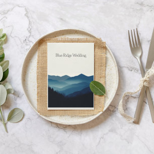Invitation Blue Ridge Mountains, personnalisable
