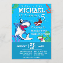Blue Shark mignonne Sea Life Anniversaire de enfan