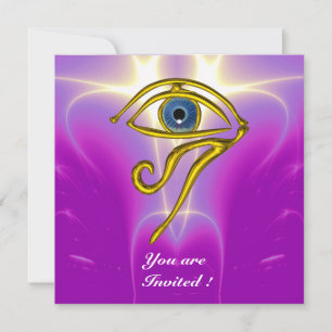 Invitation BLUE TALISMAN, violet violet violet violet blanc