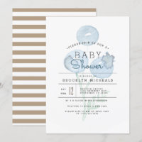 Blueberry Trio | Baby shower d'aquarelle Berry