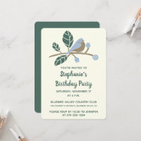 Bluebird et Blueberries fête d'anniversaire person
